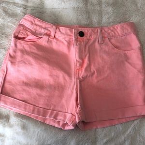 Pink Jean Shorts